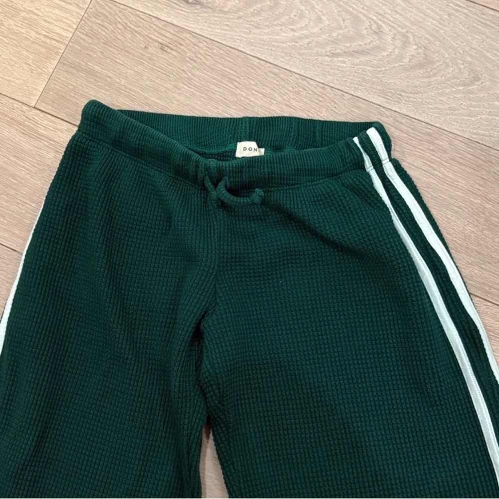 Donni Thermal Green Cropped Stripe Pants XXS - Picture 6 of 11